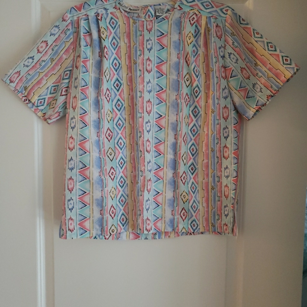 Vintage Chaus Petites Blouse 8P